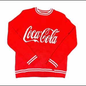 Red Varsity Coca Cola Sweater